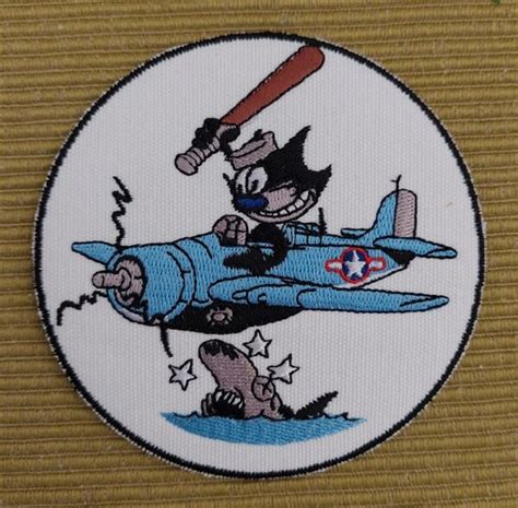 Patch Us Army Tomcatter Airplane Wildcat Vf Felix The Cat Naval Us