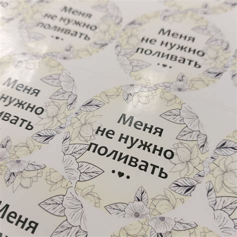 Печать стикеров, этикеток в Минске на заказ - цена на самоклеющиеся стикеры