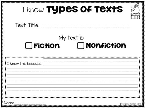 Fiction Vs Nonfiction Teaching Ideas Mrs Winters Bliss