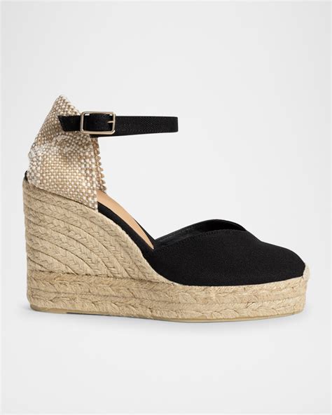 Castaner Chiarita Canvas Wedge Espadrilles Neiman Marcus