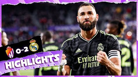 Real Valladolid 0 2 Real Madrid Highlights Laliga 202223 Youtube