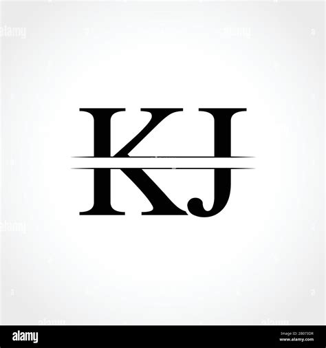 Kj logo design hi-res stock photography and images - Alamy