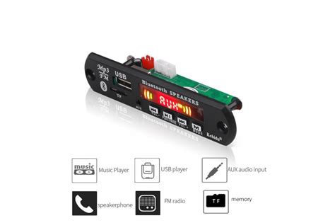 Bluetooth / MP3 / FM Amplifier - Kit-Amp