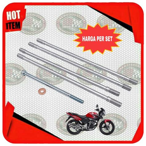 Jual Baut Silinder Ancer Tusuk Sate Baja Honda Tiger Import Di Lapak