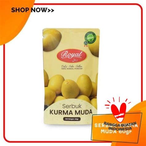 Jual Paket Promil Serbuk Kurma Muda 60 Gr Madu Murni 500 Gr Saheela