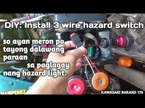 DIY Paano Mag Kabit Nang 3 Wire Hazard Switch Sa Ating Barako175