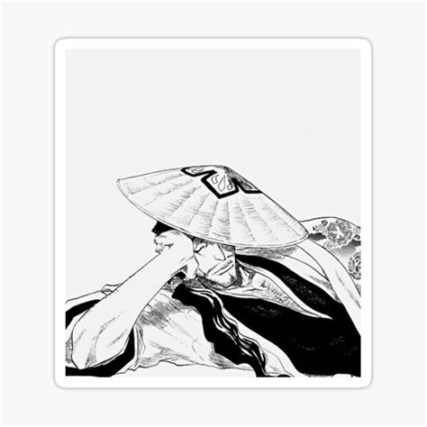 Shunsui Kyoraku Taking A Nap Sticker For Sale By Honekichi Redbubble