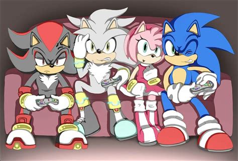 Sonic And Amy And Shadow