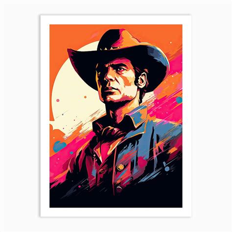 Cowboy art 4 Art Print by Art-Syndicate - Fy