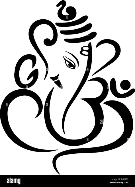 lord Ganesh. Ganesh Puja. Ganesh Chaturthi. It is used for postcards, prints, textiles, tattoo ...