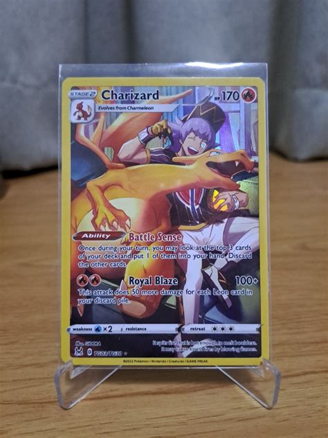 Charizard Tg Trainer Gallery Ultra Rare Pokemon Card Lost Origin