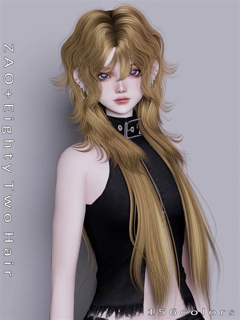 Zao Eighty Two Hair Ver Zao Sims Hair Skin Model