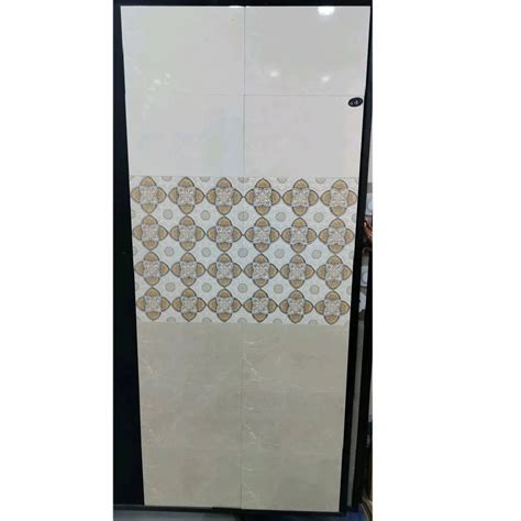 Glossy Ceramic Bathroom Wall Tiles Size X Feet X Mm At Rs