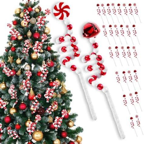 Amazon Bencailor Pcs Inch Christmas Tree Picks Decoration