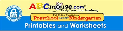 ABCmouse Printables And Worksheets