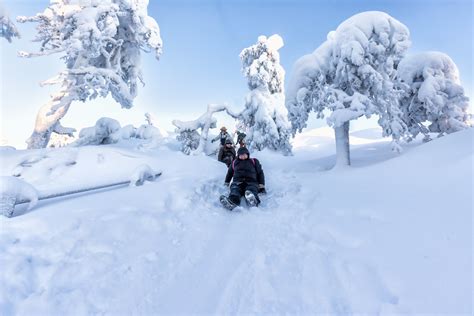 Jyrkimmät rinteet lasketaan pyllymäkenä alas Kuva Helena IKs