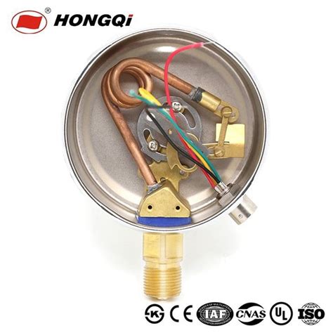 Stainless Steel Electric Contact Pressure Gauge Oil Filled