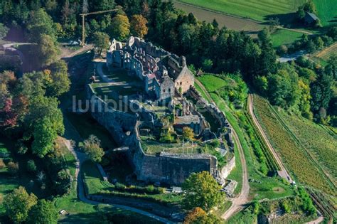 Luftbild Emmendingen Ruine Und Mauerreste Der Ehemaligen Burganlage