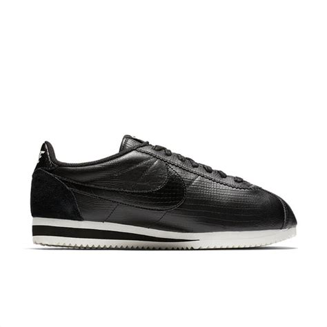 Nike Classic Cortez Leather Black Dark Grey White 833657 005 Kicks Crew