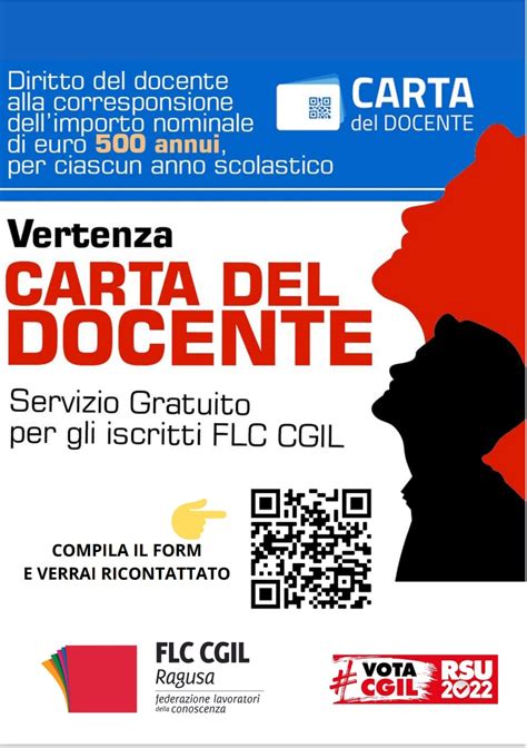 Ricorso Per La Carta Docenti Riservata Ai Precari Flc Cgil Ragusa