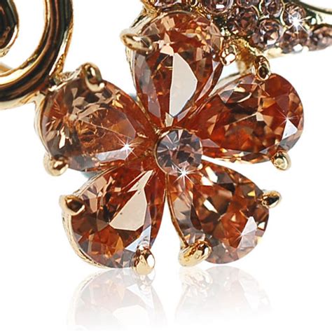Floral Womens Brooch Pin Jewellery T Idea For Her