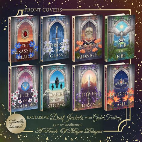 Stained Glass Editions Throne Of Glass Officially Licensed Dust Ja A Touch Of Magic Designs