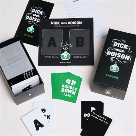 Pick Your Poison Board Games And Cards