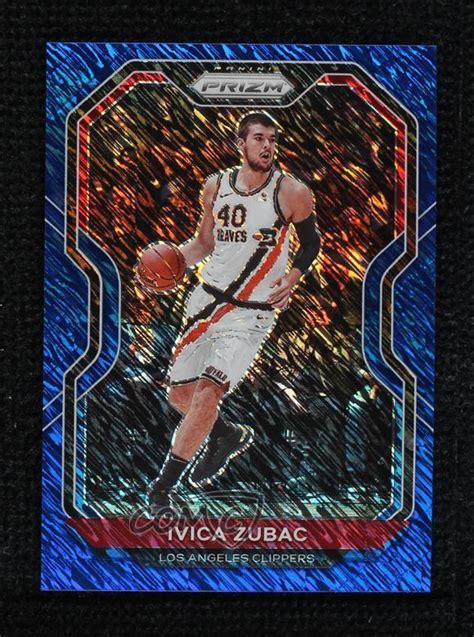 2020 21 Panini Prizm Blue Shimmer Prizm 35 Ivica Zubac 196 EBay