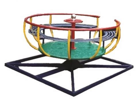 Mild Steel Revolving Merry Go Round And Spinner Seating Capacity Six