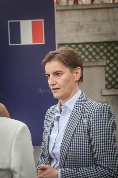 Prime Minister Ana Brnabic Smiling In The 2018 Edition Of Belgrade Gay
