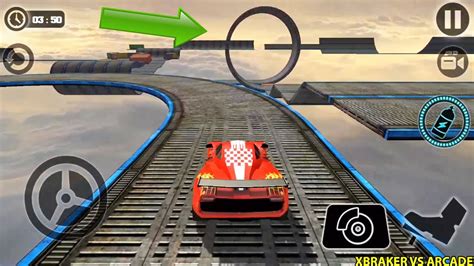 Impossible Car Tracks D Red Car Driving Stunts Levels