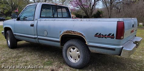 1989 Gmc Sierra K1500 Pickup Truck In Mapleton Ks Item Hp9721 Sold Purple Wave