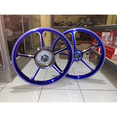 Jual VELG ENKEI ANODIZE CNC FG505 RING 17 BIRU BLUE PNP FIZR F1ZR