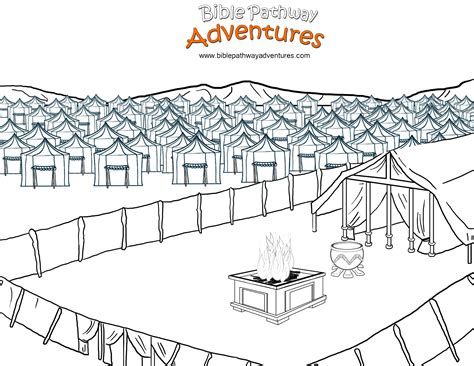 Printable Coloring Pages Of Tabernacle At Church