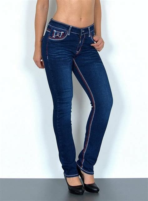 Esra Straight Jeans J High Waist Straight Fit Jeans Damen Mit