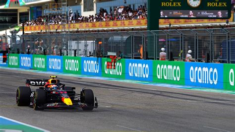 Checo Pérez finaliza cuarto en el GP de Estados Unidos Verstappen