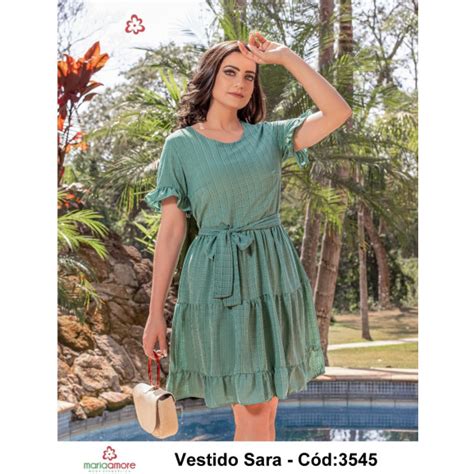 Vestido Sara Verde Maria Amore