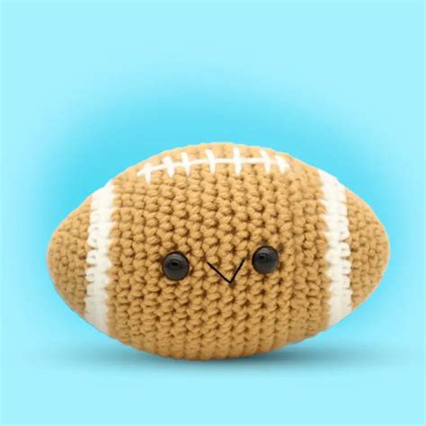 25 Free Crochet Football Pattern Ideas For Game Day Yarnique