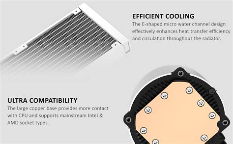 DEEPCOOL GAMMAXX L240 A-RGB AIO Liquid Cooler Anti-Leak Technology ...