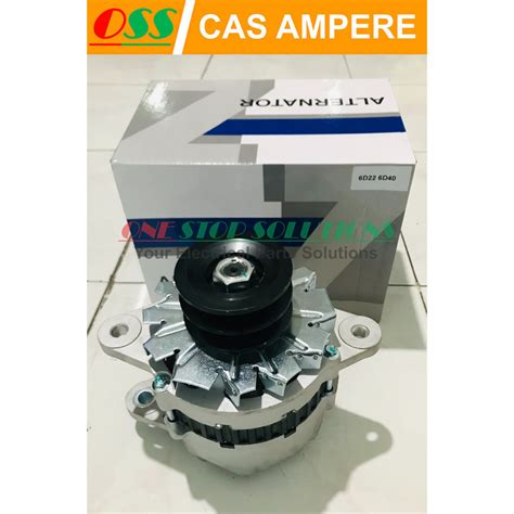 Jual Ready Dinamo Cas Ampere Alternator Mitsubishi 6D22 6D40 24V 50A