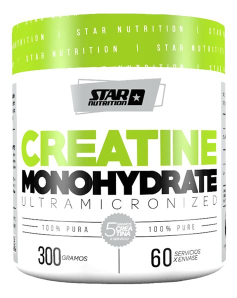 Suplemento En Polvo Star Nutrition Creatina 100 Pura En Pote De 300g