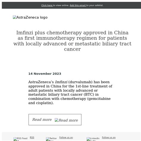 Imfinzi Plus Chemotherapy Approved In China As First Immunotherapy Regimen For Patients With