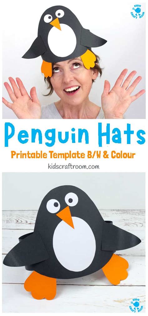 Fun Penguin Hat Craft - Kids Craft Room