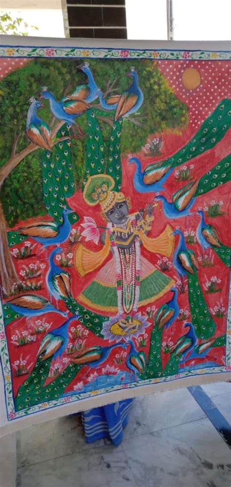 Nikunjanayak Pichwai Painting Traditional Paintings Hand Painted