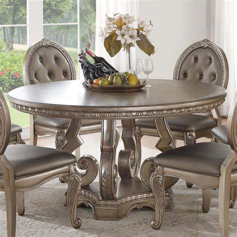 Acme Furniture Northville Traditional 60 Inch Round Dining Table A1 Furniture And Mattress