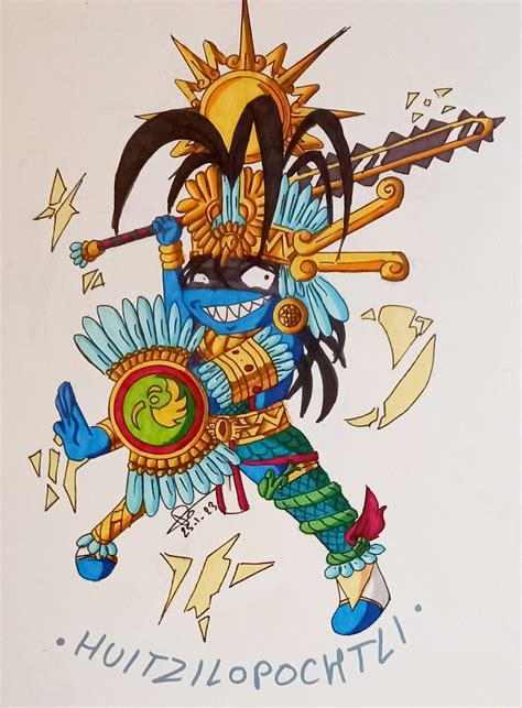 Huitzilopochtli by yggdrasia on DeviantArt