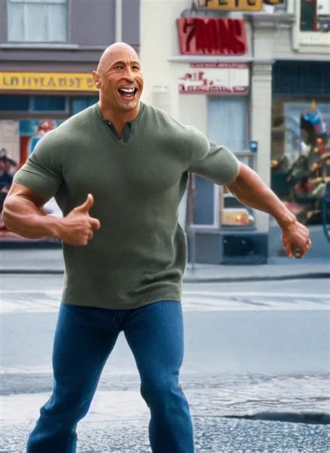 Dwayne The Rock Johnson Stars In Mrs Doubtfire Movie Stable