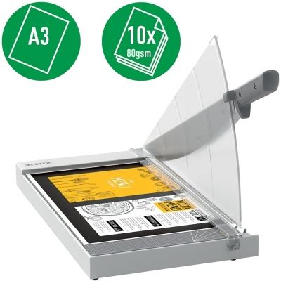 Ghilotina Home Office Precision A3 10 Coli Laser Indicator Inclus