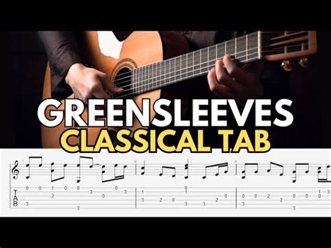 Greensleeves Classical Guitar Tab Full And Easy Version PDF And