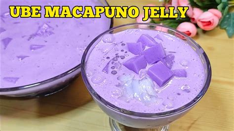 UBE MACAPUNO JELLY Super Easy Dessert Recipe YouTube